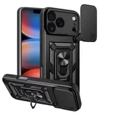 Capinha Proteção Nível Militar C/ Suporte e Proteção de Câmera iPhone 17, 17 Pro, 17 Air, 17 pro Max