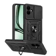 Capa Capinha Proteção Nível Militar C/ Suporte e Proteção de Câmera Para Samsung Galaxy A06