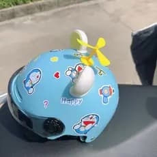 [Modelo 2025] Capacete Infantil Certificado 3C Bicicleta Elétrica De Verão 3-15 Anos Motocicleta Proteção Solar Respiráv