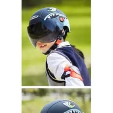 2025 Padrão Nacional 3C Certificado Capacete Infantil Menina Bateria Elétrica Motocicleta Meio Verão Quatro Estações Hom