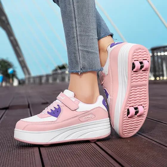 Modelo 2026 De Patins Para Esportes Ao Ar Livre , Respiráveis Crianças E Adolescentes , Sapatos Com Rodas