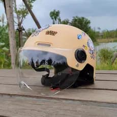 [Modelo 2025] Capacete Infantil 3C Padrão Nacional Meninos E Meninas De Bebê De Verão Bicicleta Elétrica Bateria Seguran