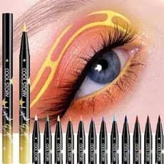 Lápis Delineador À Prova D'água , Caneta Delineadora Líquida Não Ultrafina , Secagem Rápida , Longa Duração , Sem Mancha