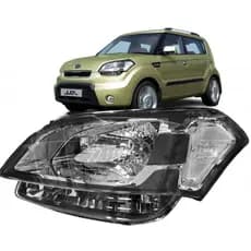 Farol Dianteiro Kia Soul 2009 2010 2011 2012 Foco Simples Manual / Elétrico