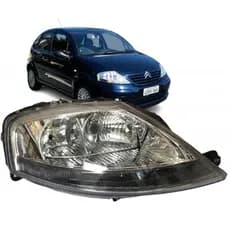 Farol Dianteiro Citroen C3 03/11 Direito
