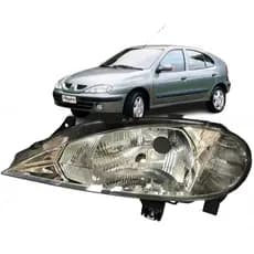 Farol Dianteiro Renault Megane 1999 2000 2001 2002 Foco Simples