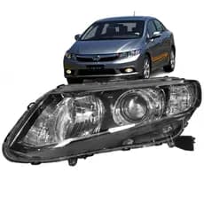 Farol Dianteiro Honda New Civic 2012 2013 2014 2015 2016 Esquerdo