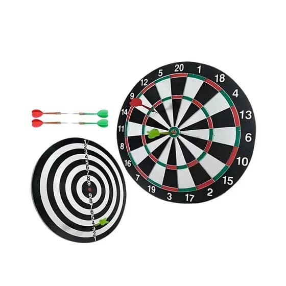 Jogo De Dardo 29cm pontos e Alvo C/4 Dardos