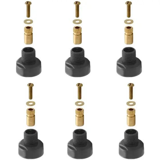 Kit 6 Conversor Adaptador Registro Padrão Docol Para Deca