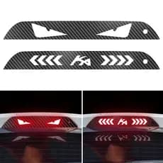 Adesivo Luminoso De Freio Alto Para Carro De Fibra De Carbono Ford Ka 2014 2015 2016 2017 2018 2019 Acessórios