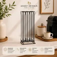 Porta Cápsulas para Café Nespresso – Organizador em Metal para Cápsulas | Design Moderno