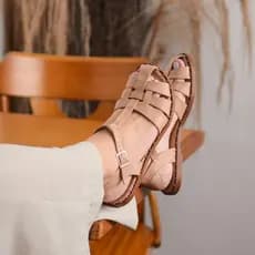 🛍️ Sandália Fisherman Feminina Rasteira Casual Bico Fechado Tendência 2026