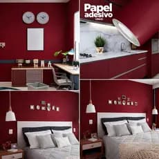 PAPEL ADESIVO VINHO – 2 METROS (45CM LARGURA)