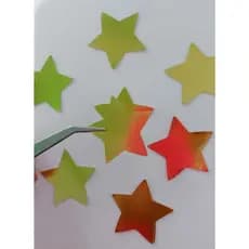 Estrela Dourada Decorativa – Ideal para Lembrancinhas, e Scrapbook/ estrela de papel