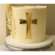 Aplique de Cruz/crucifixo/batizado/topo de bolo de cruz/topo de bolo de crisma/eucaristia/comunhão/topper de cruz/Arredo