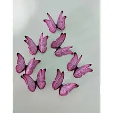 Apliques de Borboletas Duplas 2x3cm/apliques para bolos/lembranças/decoração/mimos