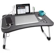 Mesa Notebook Dobrável E Portátil Para Cama E Sofá Home Office Estudo Café