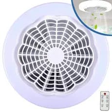 Lâmpada Ventilador De Teto Led Smart E27 30w Com Controle