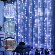 Cortina Led  Pisca Pisca 3x3m Colorido Decoração 110V/220V
