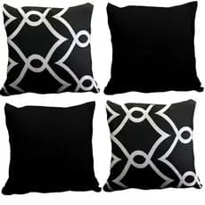 Capas de Almofada Decorativas Para Sofa Sala ou Quarto 45x45-Kit com 4 ou 2 Unidades Zíper Invisível