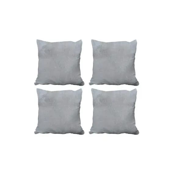 Kit 4 Capas de Almofadas Suede Aveludada 45x45 com Zíper Invisível – Macias, Aveludadas e Elegantes
