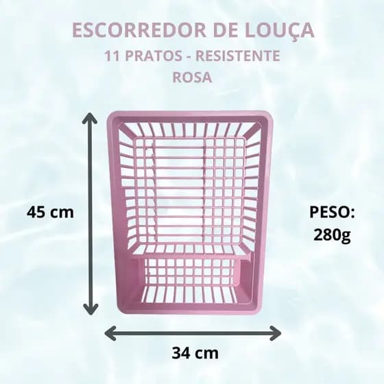 ESCORREDOR DE LOUÇAS E PRATOS PARA COZINHA