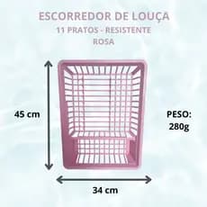 ESCORREDOR DE LOUÇAS E PRATOS PARA COZINHA