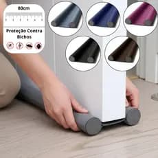 Kit 2 Veda Porta Rolinho Protetor Impermeável Ajustável Contra Insetos e Poeira 80cm