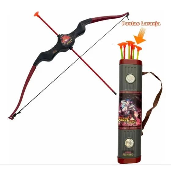 Arco E Flecha Infantil Brinquedo Bolsa Pronto Entrega