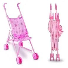 Carrinho De Boneca Brinquedos Bebe Menina Infantil LuxoCarrinho De Boneca Passeio Luxo Bebê Reborn Infantil Menina