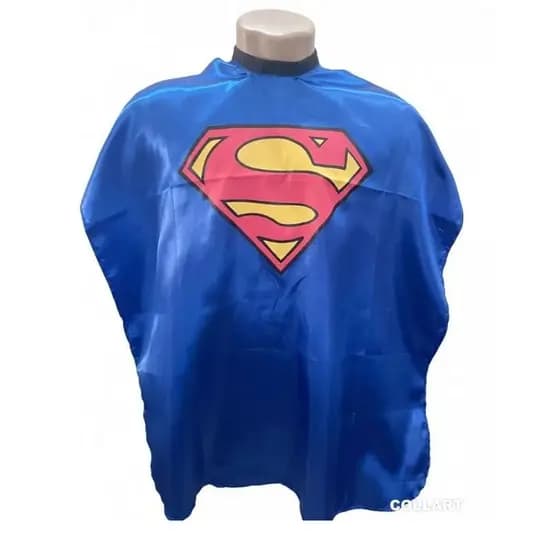 Capa De Corte Infantil Estampada Super Homem com ziper