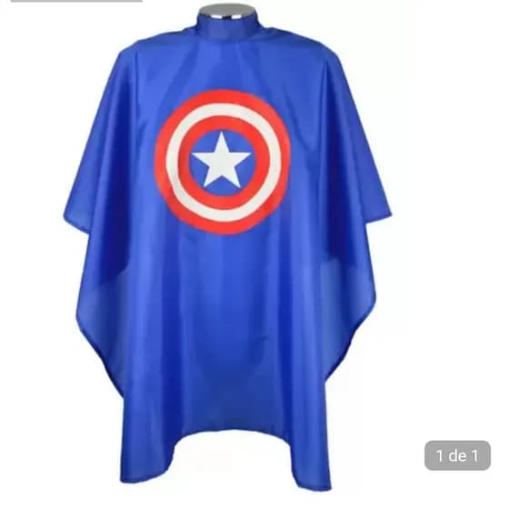 Capa De Corte Infantil Capitão América