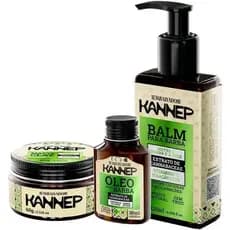 KIT KANNEP BALM PARA BARBA OLEO PARA BARBA  PASTA MATTE 60G