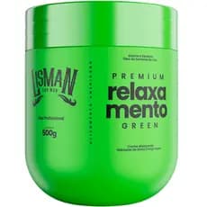 Alisamento Americano Relaxamento Masculino Verde 500g Lisman