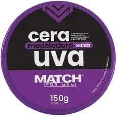 Pomada Cera Modeladora Uva 150g Mega Fixação 0% Frizz
