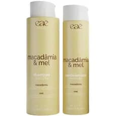 Kit Nutrição Para Cabelos Shampoo e Cond Macadâmia e Mel Eae