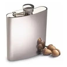 kit 60 Cantil de Inox Porta Bebida de Bolso Premium - Super Resistente Alta Qualidade
