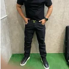 Calça Jeans Masculina Preta