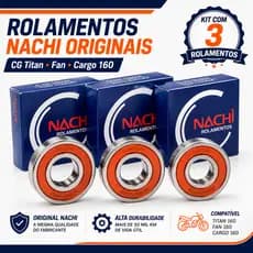 Rolamentos De Roda Traseira Cg Fan 160 Titan 160 Nachi
