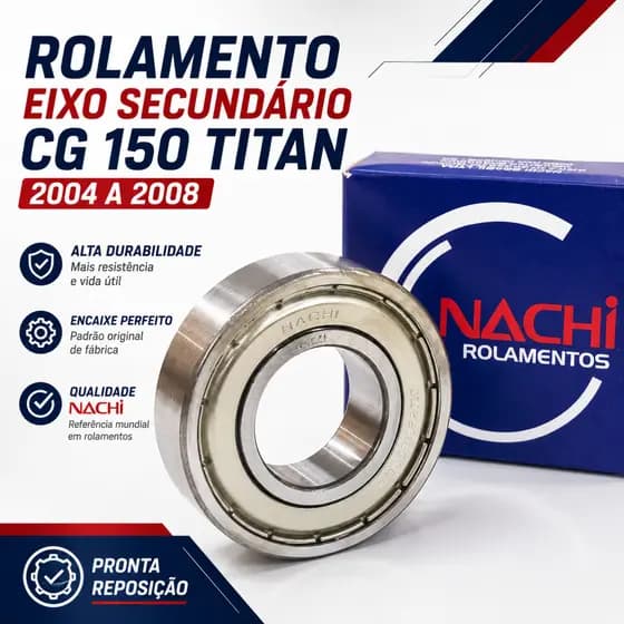 Rolamento Eixo Secundário Cg 150 Titan Es Ks Esd 2004 A 2008