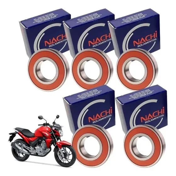 Rolamentos Roda Cb 250f Twister 2016 2017 2018 2019 Nachi
