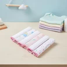 Fraldinha de Boca Babete Papi - Paninho para bebê 100% Algodão Macio e Absorvente
