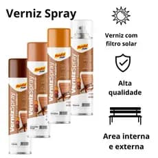 VERNIZ SPRAY PARA MADEIRA CASA CONSTRUÇÃO REFORMA DECORAÇÃO ARTESANATO