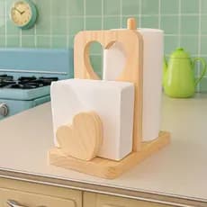 Porta papel toalha multiuso  Porta Guardanapo utensilios Cozinha Espaço Gourmet mesa posta