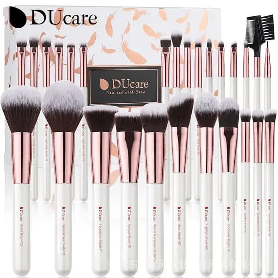 Kit Maquiagem 27 Pincéis DUCARE - Completo Profissional - Shopee