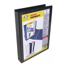 Pasta Personalite A4 75Mm 4 Argolas Preta Fichário Arquivo