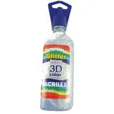 Tinta Relevo Glitter 35ml 202 Prata