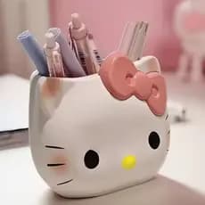 Organizador  decorativo/  presente/ porta lápis /  material escollar Hello em plástico