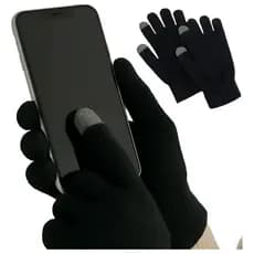 Luva Touch Screen Térmica Lã Inverno Adulto Celular Tablet