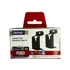 Suporte Tv Fixo De 10” a 75” Suporta Até 50kg Fácil Instalação Multivisão
